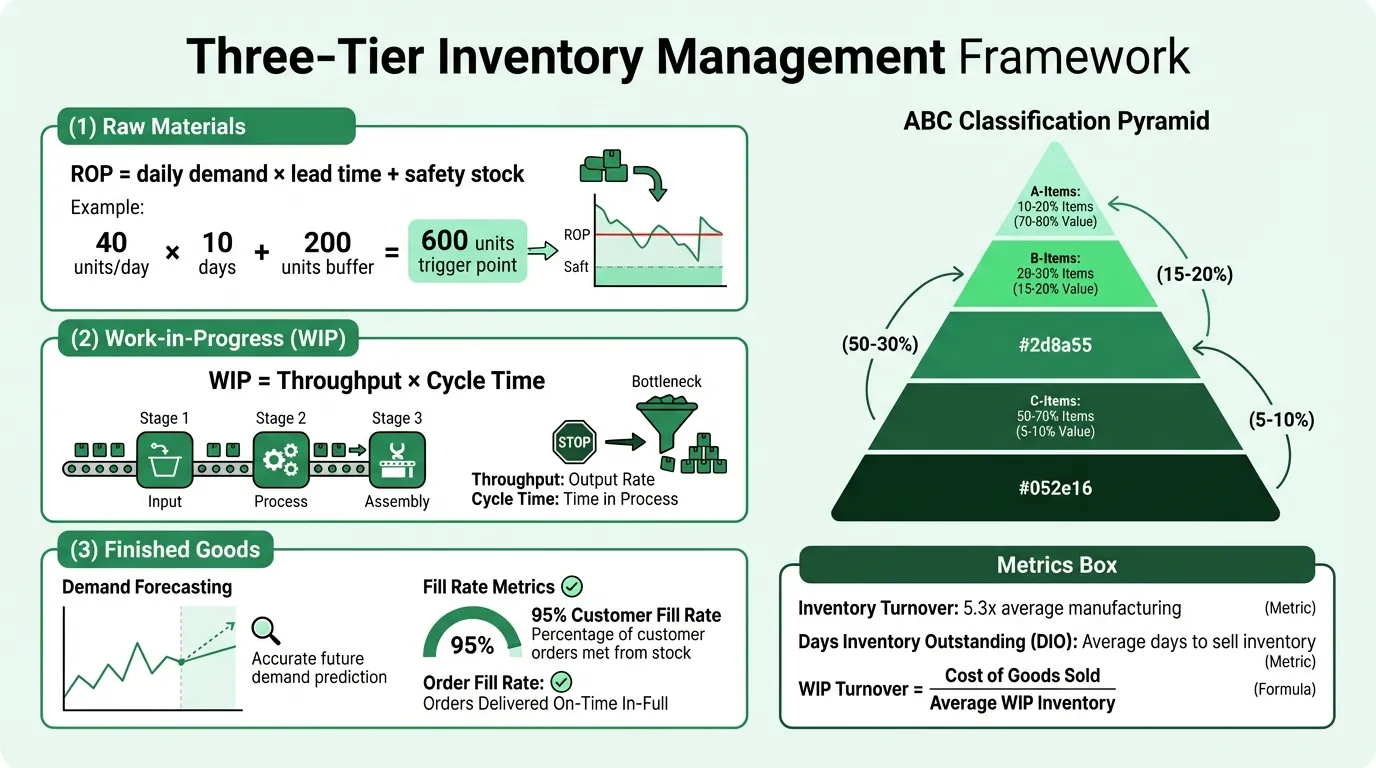 Three-Tier Inventory Management Framework