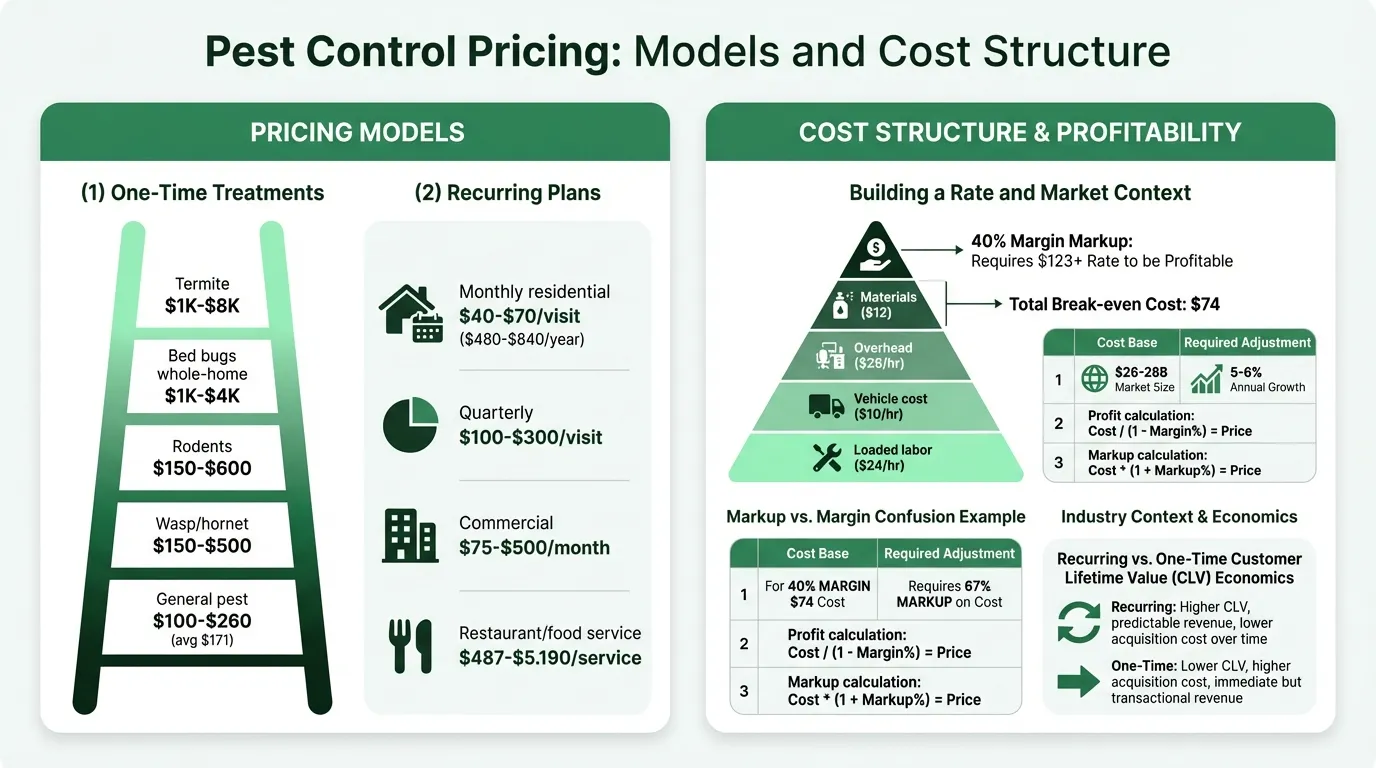 Pest Control Pricing: Models and Cost Structure
